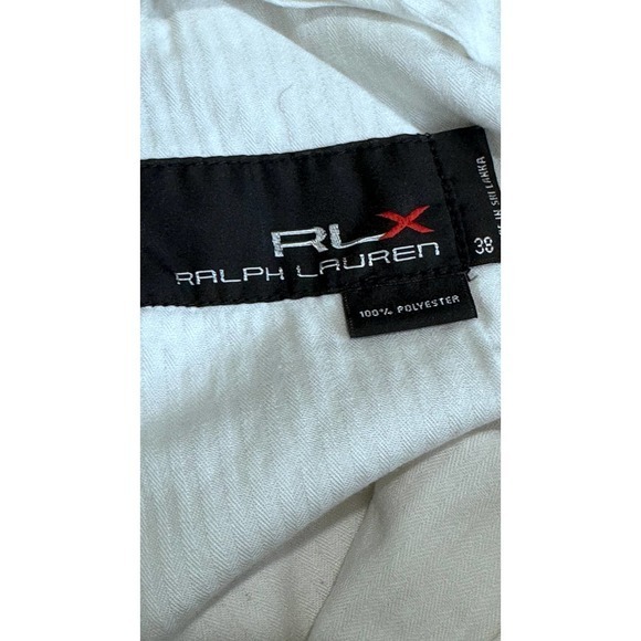 RLX Ralph Lauren Men's Golf Shorts Sz 38 Khaki Tan Chino Button Pockets Athletic - Picture 7 of 11